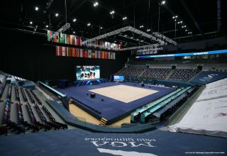 Die Nationale Gymnastik Arena in Baku ist bereit, die Rhythmische Gymnastik Weltmeisterschaft auszurichten
