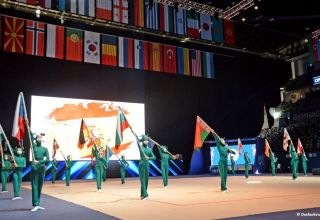 Die Eröffnung der Rhythmischen Gymnastik Weltmeisterschaft fand in Baku statt