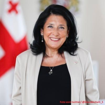 Präsidentin von Georgien Salome Surabischwili ist zu Besuch in Österreich