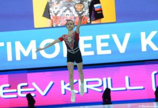 In Baku wurden die Finalisten Welt-Altersgruppen-Wettbewerbe für Aerobe-Gymnastik im Einzelprogramm bei Männern bekannt gegeben