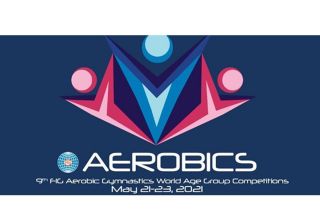 In Baku wurden Finalisten der Welt Altersgruppenwettbewerbe  für Aerobe-Gymnastik unter gemischten Paaren ermittelt