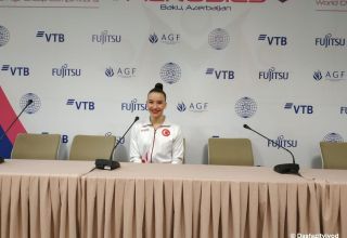 „ Ich bedanke mich herzlich beim Organisationskomitee der Weltmeisterschaft in Baku für die hervorragende Durchführung des Wettbewerbs“ - Turnerin aus der Türkei