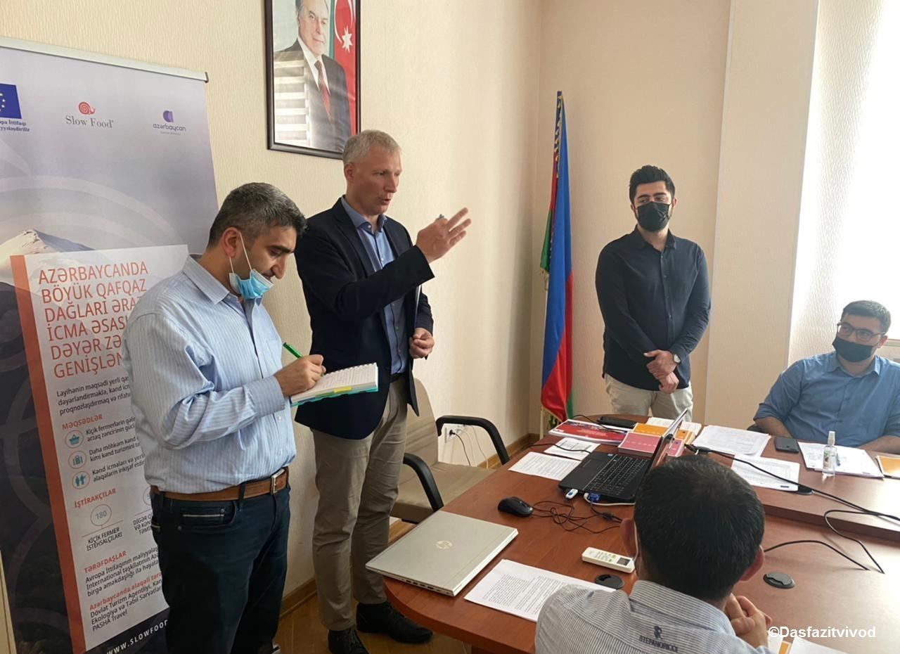 EU veranstaltet die Seminare in mehreren aserbaidschanischen Städten im Rahmen des Pilotprojekts Slow Food Travel