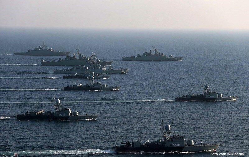 Gemeinsame Trainings der iranischen, chinesischen und russischen Marine begannen im Indischen Ozean