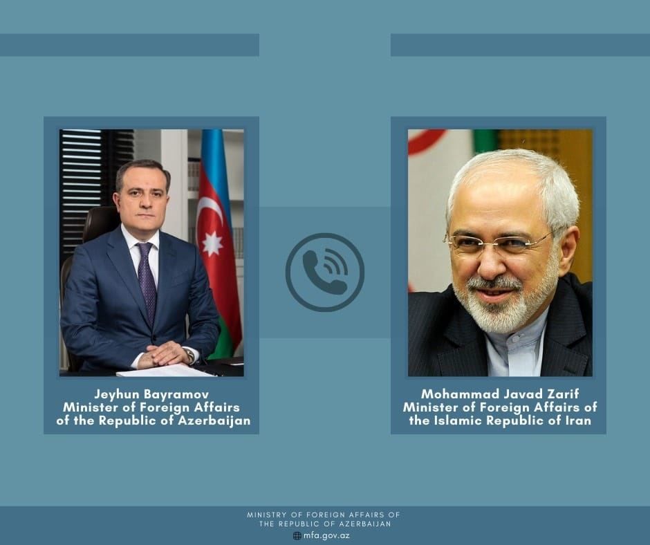 Zwischen den Außenministern Aserbaidschans und Irans fand ein Telefongespräch statt