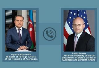 Zwischen dem Außenminister von Aserbaidschan und dem stellvertretenden US-Außenminister fand ein Telefongespräch statt