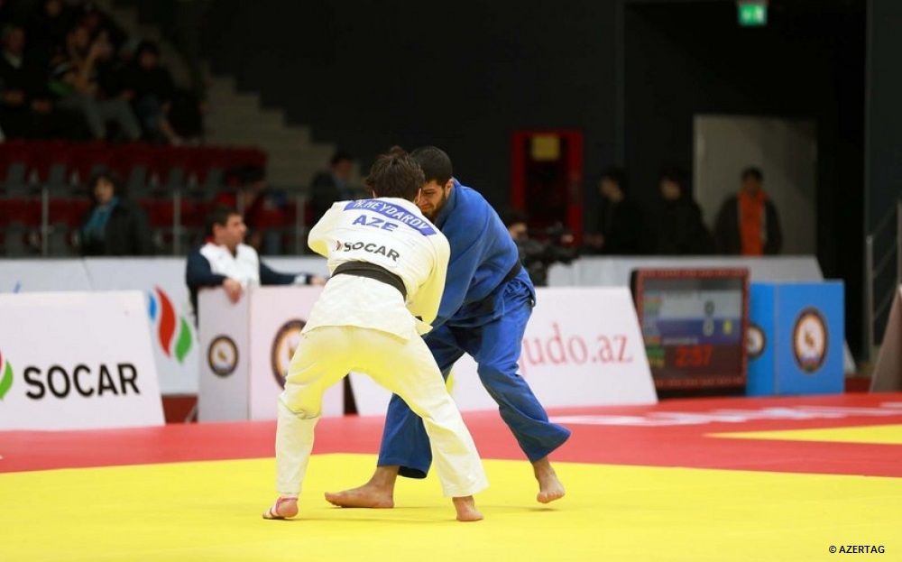 Aserbaidschanisches Judoteam gewann Silber in Teamleistungen bei den GUS-Spielen