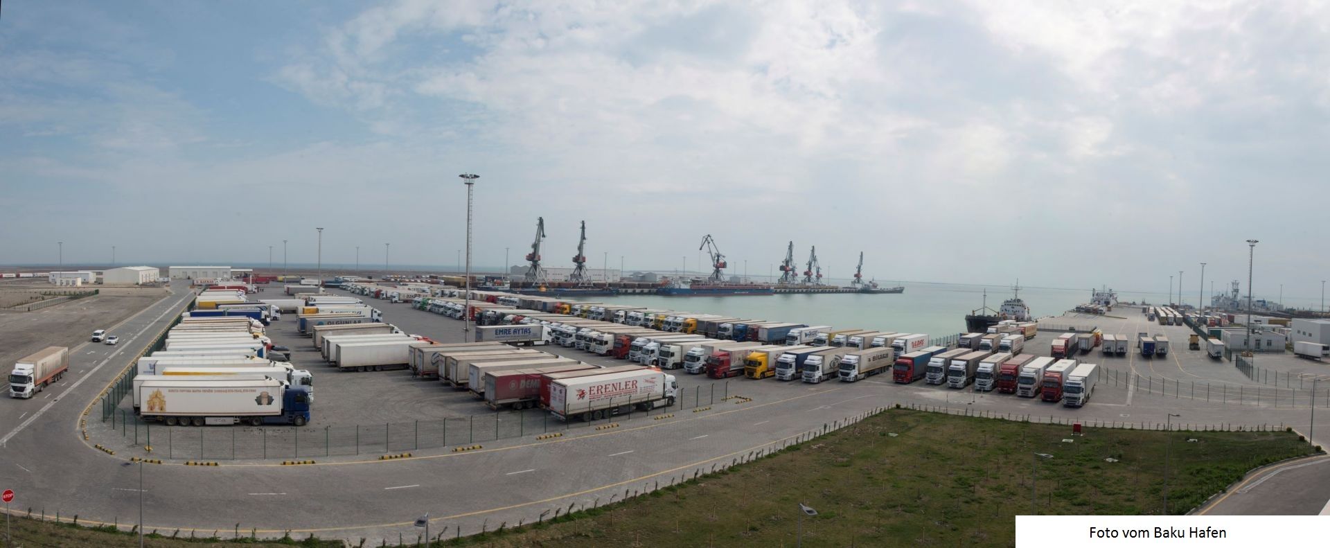 Deutsche Unternehmen werden die Perspektiven einer Zusammenarbeit mit Baku-Hafen prüfen