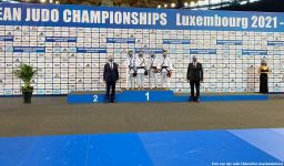 Aserbaidschanische Judoka gewann Silber bei der Europameisterschaft - Gallery Thumbnail