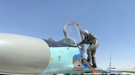 Militärflugzeuge von Aserbaidschan und der Türkei führten operative Flüge durch - Gallery Thumbnail