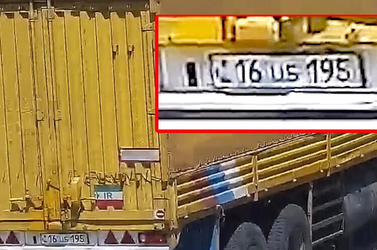 Die iranische LKWs transportieren den Schmuggel illegal nach Karabach - Gallery Image