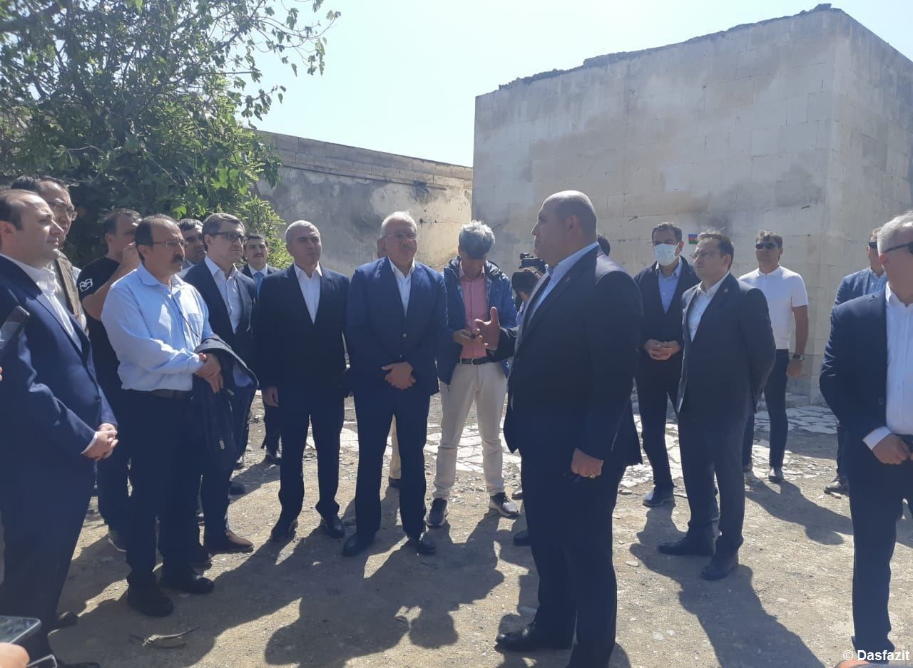 Delegation des Türkischen Rates ist Zu Besuch in Karabach
