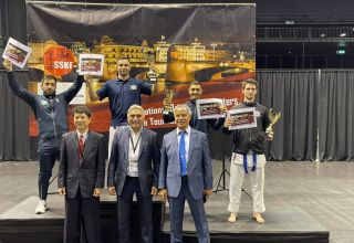 Aserbaidschanische Athleten gewinnen 11 Medaillen beim Internationalen Karateturnier „Basel Open Masters”