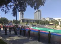 Anlässlich des 103. Jahrestages der Befreiung der Stadt Baku von der bolschewistisch-dashnakischen Besatzung findet ein Marsch statt (Foto) - Gallery Thumbnail