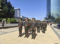 Anlässlich des 103. Jahrestages der Befreiung der Stadt Baku von der bolschewistisch-dashnakischen Besatzung findet ein Marsch statt (Foto) - Gallery Thumbnail