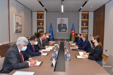 Der aserbaidschanische Außenminister Jeyhun Bayramov hat mit dem EU-Sonderbeauftragten für den Südkaukasus Toivo Klaar über die Lage in der Region gesprochen - Gallery Thumbnail