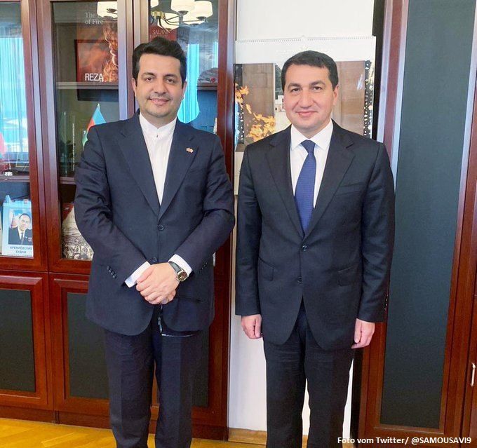 Iranischer Botschafter führt die Gespräche mit dem Assistenten des aserbaidschanischen Präsidenten