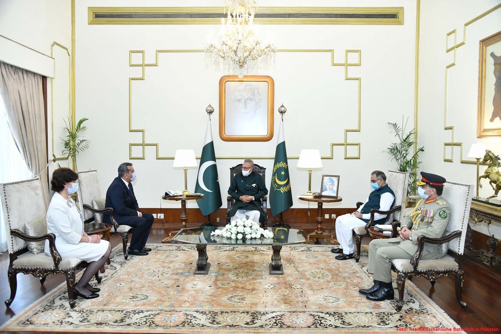 Beziehungen zu Aserbaidschan werden gestärkt und vertieft - Präsident von Pakistan