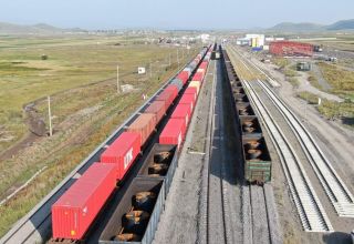 Der erste Containerzug in diesem Jahr aus China kam über TMTM in Aserbaidschan an