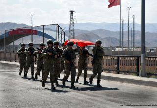 Türkische Soldaten sind in Aserbaidschan angekommen