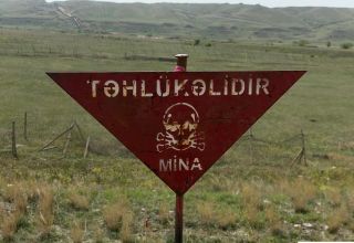 Heute gibt es auf dem Territorium Aserbaidschans mehr als 1,5 Millionen Minen und nicht explodierte Kampfmittel