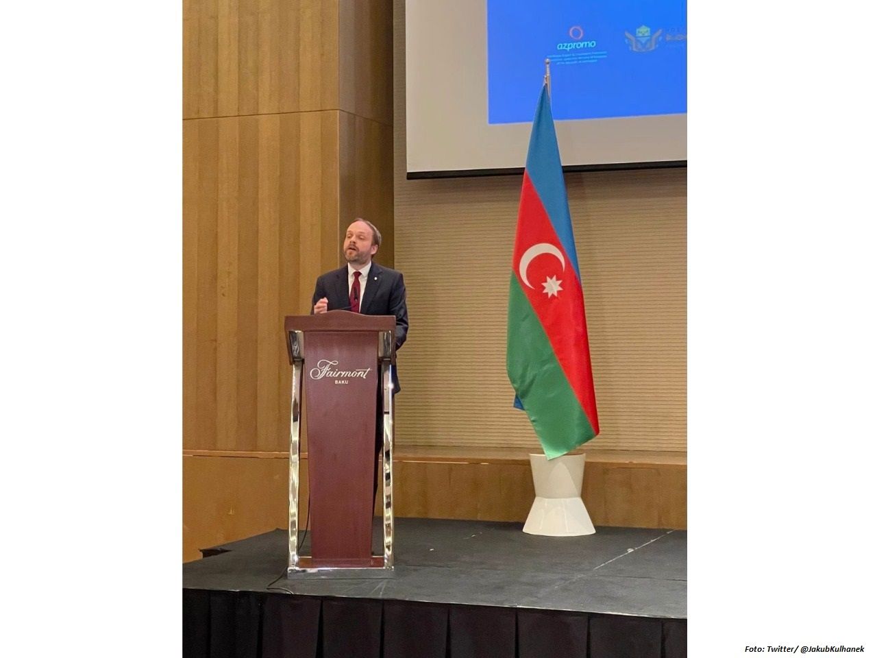 Der tschechische Außenminister Jakub Kulhanek besucht Aserbaidschan