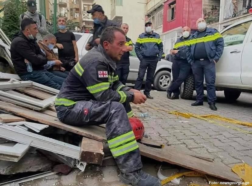 Zahl der Opfer beim Hauseinsturz in Georgien steigt
