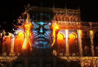 Erstaunliche audiovisuelle 3D-Show in Baku! "Festival des Lichts. Nizami Ganjavi" hat begonnen