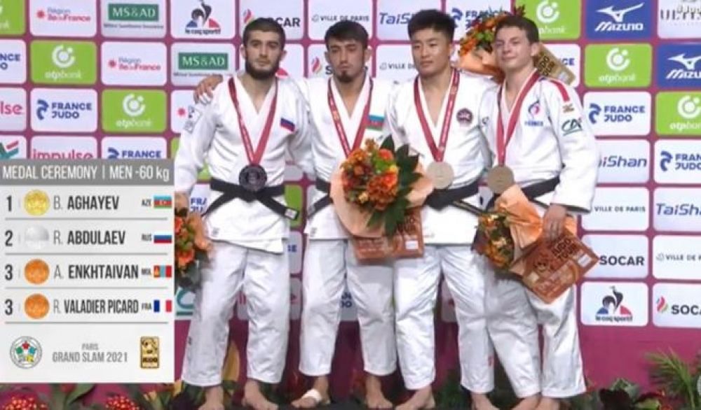 Aserbaidschanisches Nationalteam belegt den zweiten Platz beim Grand-Slam-Judo-Turnier