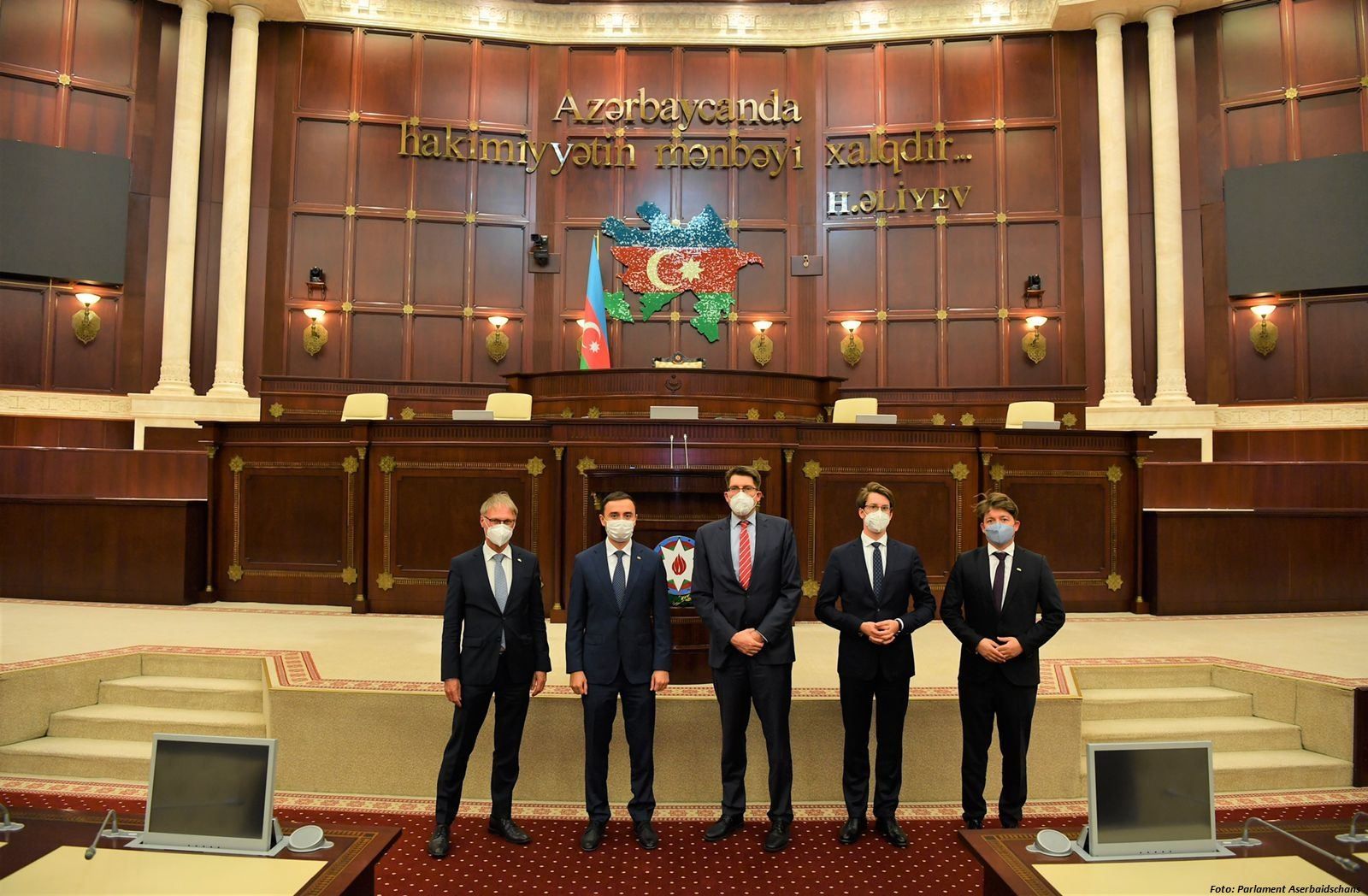 Delegation des Auswärtigen Amtes ist zu Besuch in Aserbaidschan