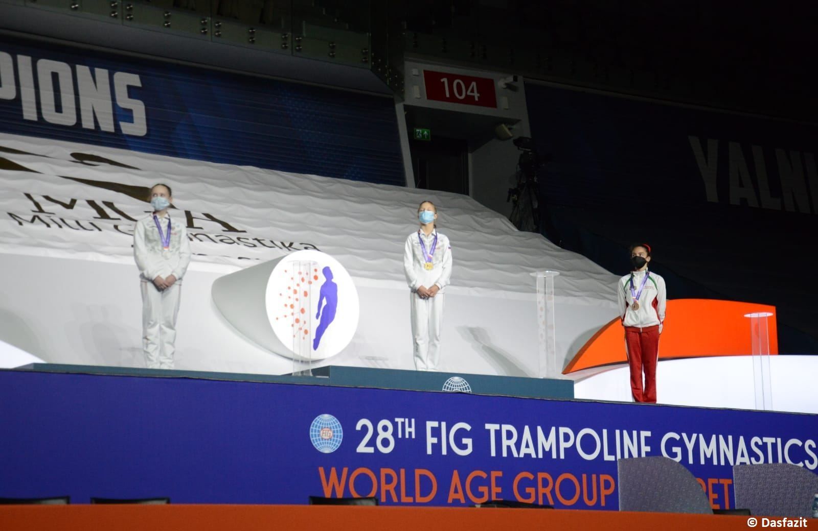 In Baku fand die Preisverleihung der Gewinner der Weltwettbewerbe im Trampolinspringen und Tumbling statt