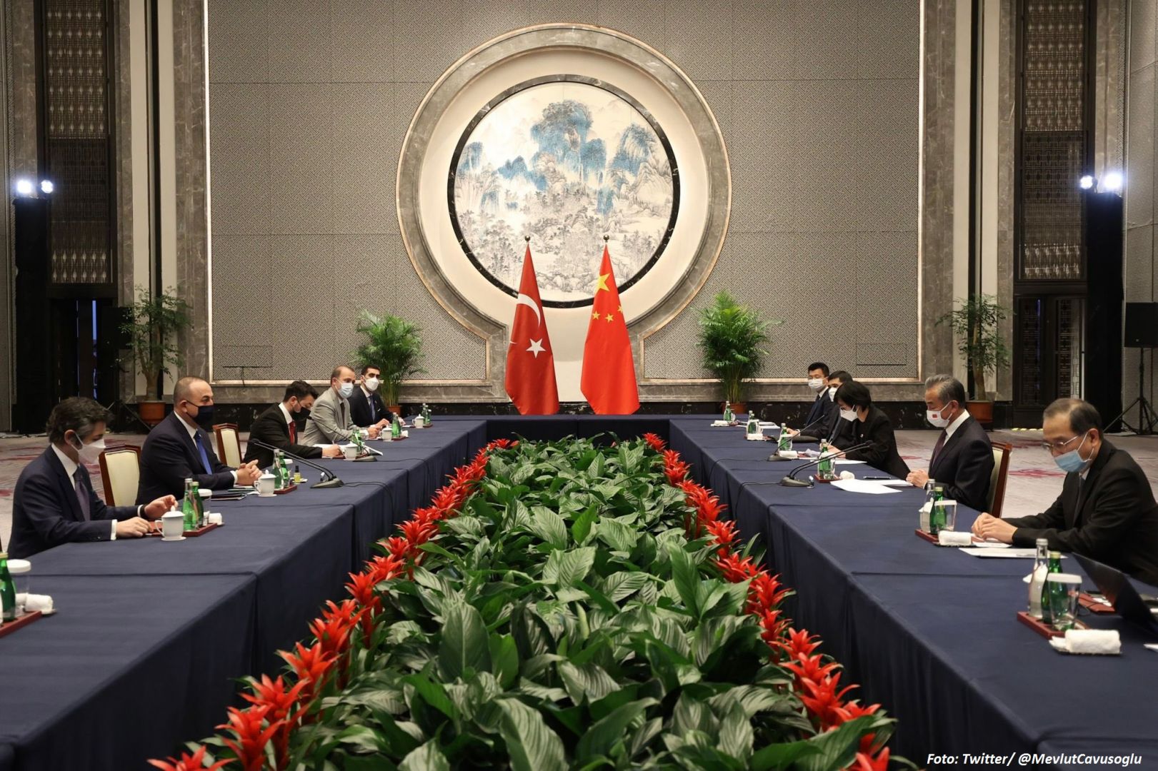 Cavusoglu führte Gespräche mit chinesischem Amtskollegen