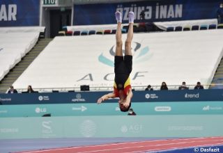 Die 6. Trampolin- und 18. Tumbling-Meisterschaften von Aserbaidschan und Baku wurden gestartet