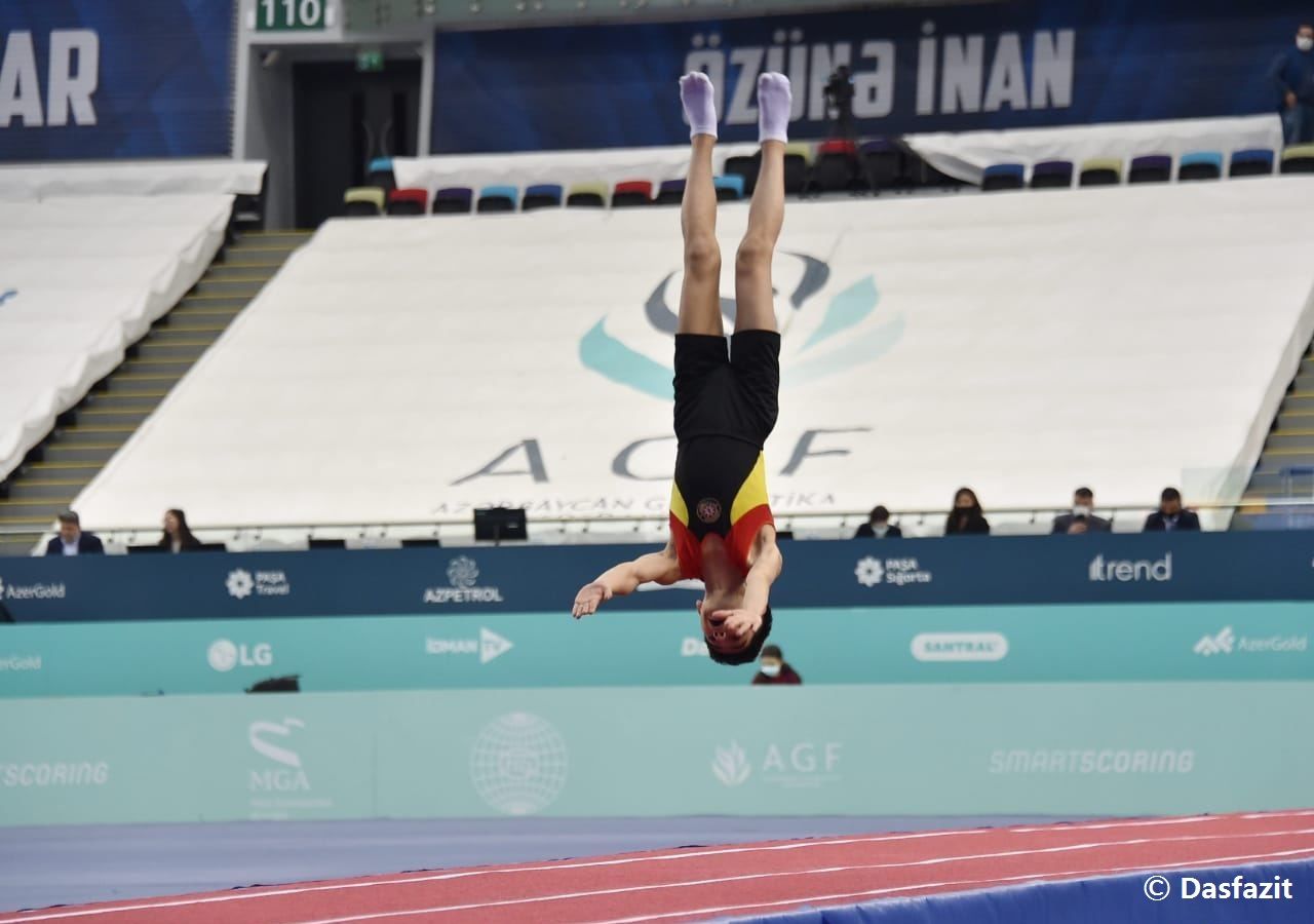 Die 6. Trampolin- und 18. Tumbling-Meisterschaften von Aserbaidschan und Baku wurden gestartet