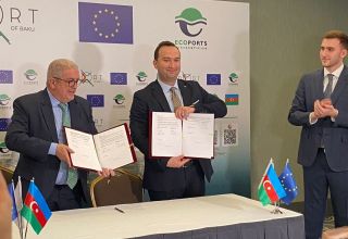 Memorandum für Zusammenarbeit zwischen den Häfen von Baku und Barcelona unterzeichnet