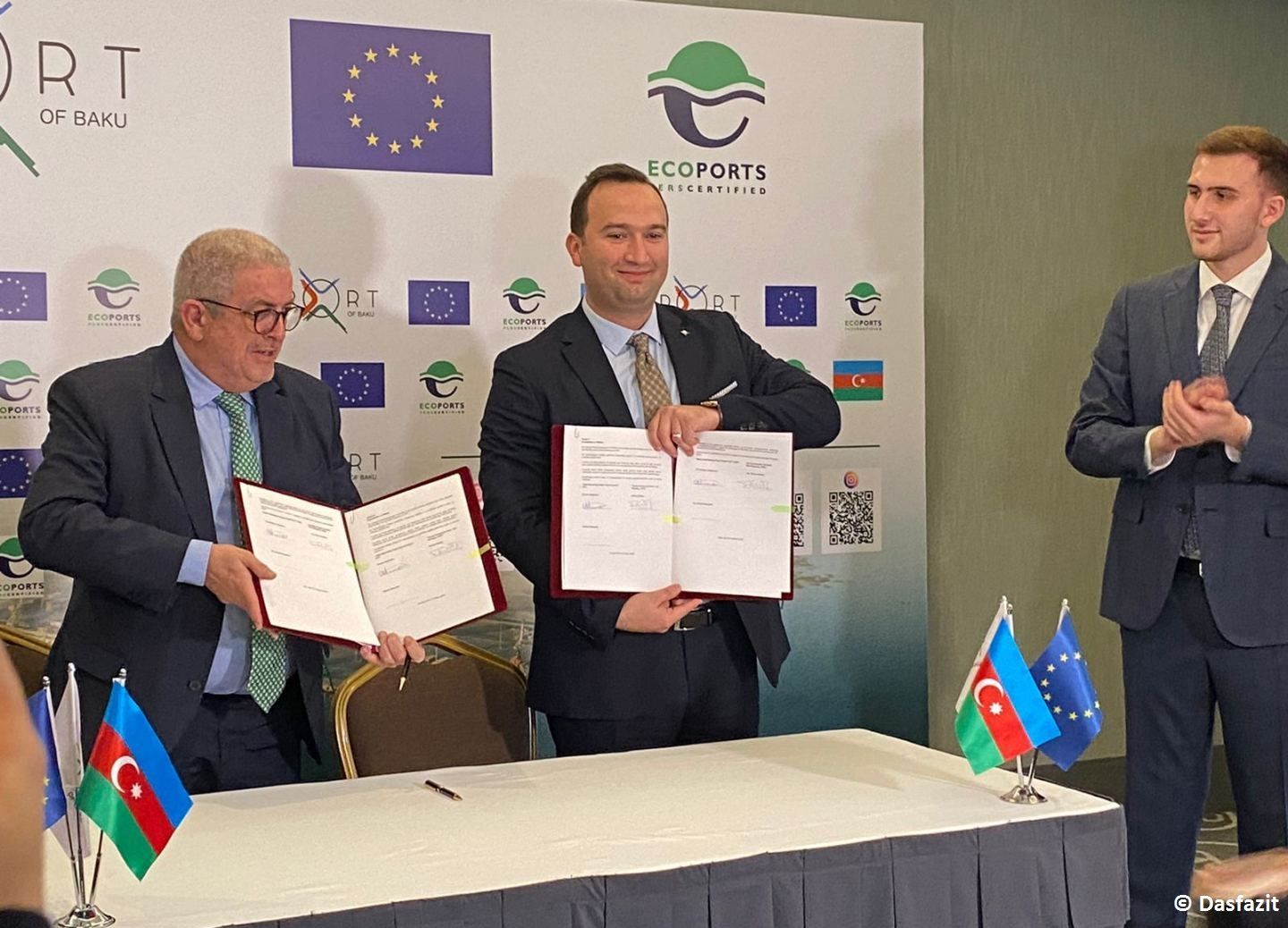Memorandum für Zusammenarbeit zwischen den Häfen von Baku und Barcelona unterzeichnet