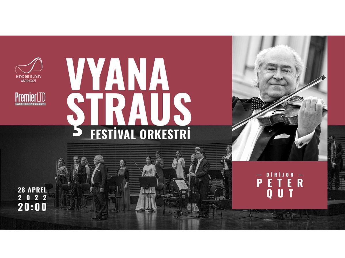 Strauss Festival Orchester Wien auf der Bühne in Baku