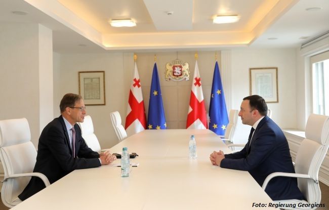 Premierminister von Georgien erörterte den EU-Beitritt Georgiens mit deutschem Botschafter
