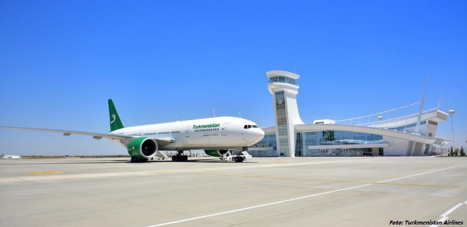 Turkmenisches Flughafen kündigt eine Ausschreibung an