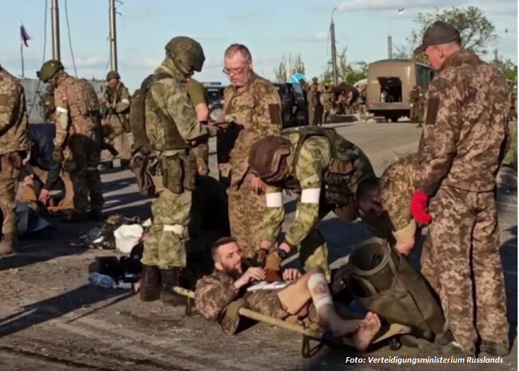 Laut Moskau haben sich 1.730 Kämpfer in Mariupol ergeben