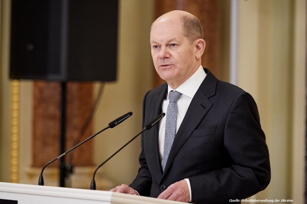 Scholz wirft Putin "blanken Imperialismus" vor