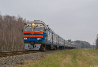 Ein unbemannter Zug wird in Russland eingeführt