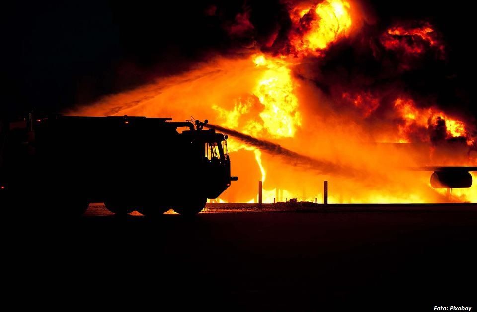 In einem Bekleidungsmarkt in Russland ist ein Feuer ausgebrochen