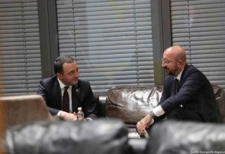Der georgische Premierminister traf mit dem Präsidenten des Europäischen Rates zusammen