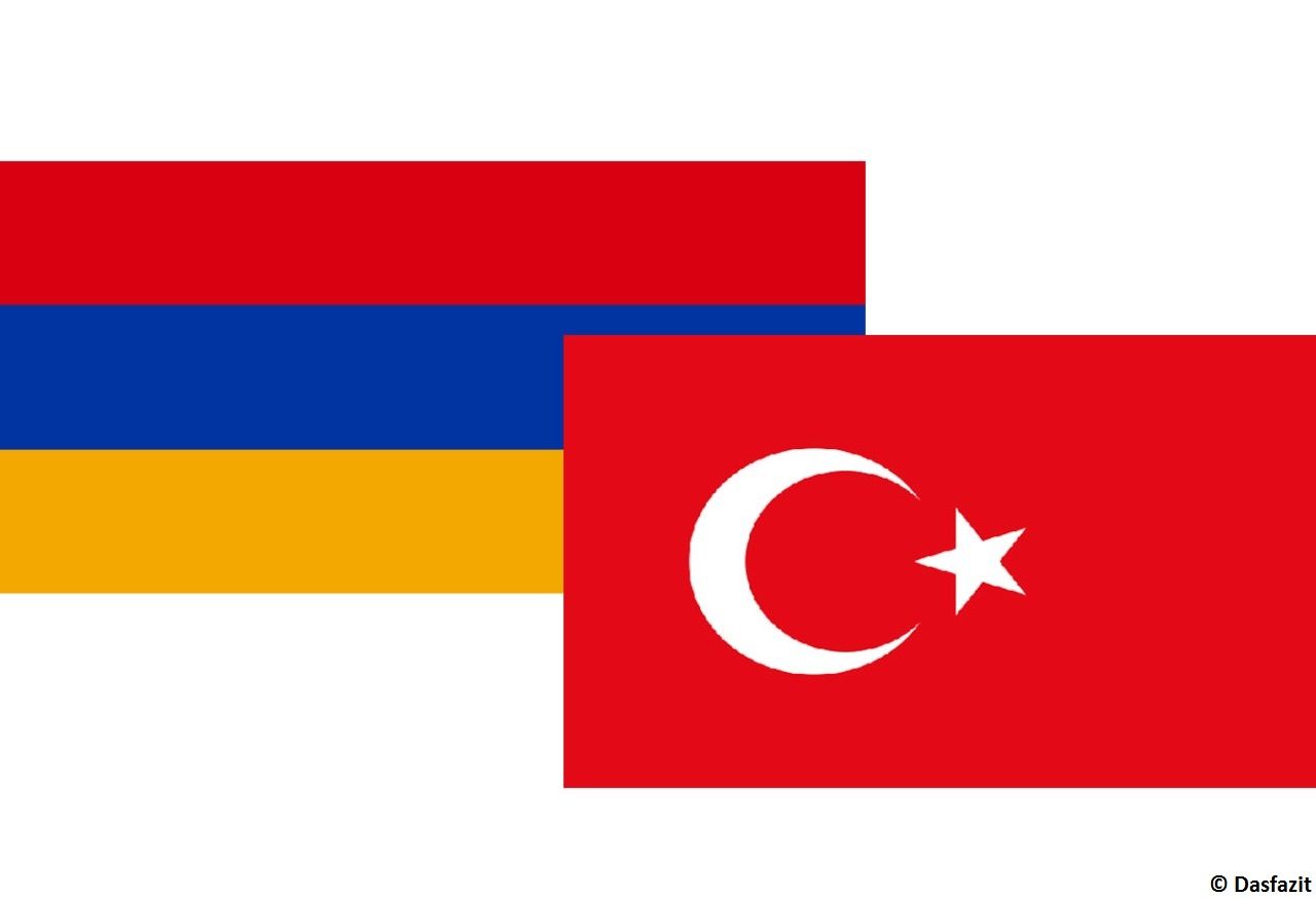 Die Brücke an der türkisch-armenischen Grenze wird repariert
