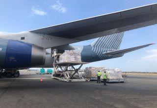 Eine weitere Ladung humanitärer Hilfe wird von Aserbaidschan in die Ukraine geschickt (FOTO)