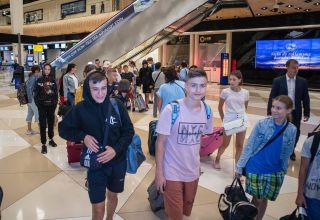 Aufgrund der Situation in der Ukraine wird eine Gruppe von Kindern in Baku rehabilitiert (FOTO)