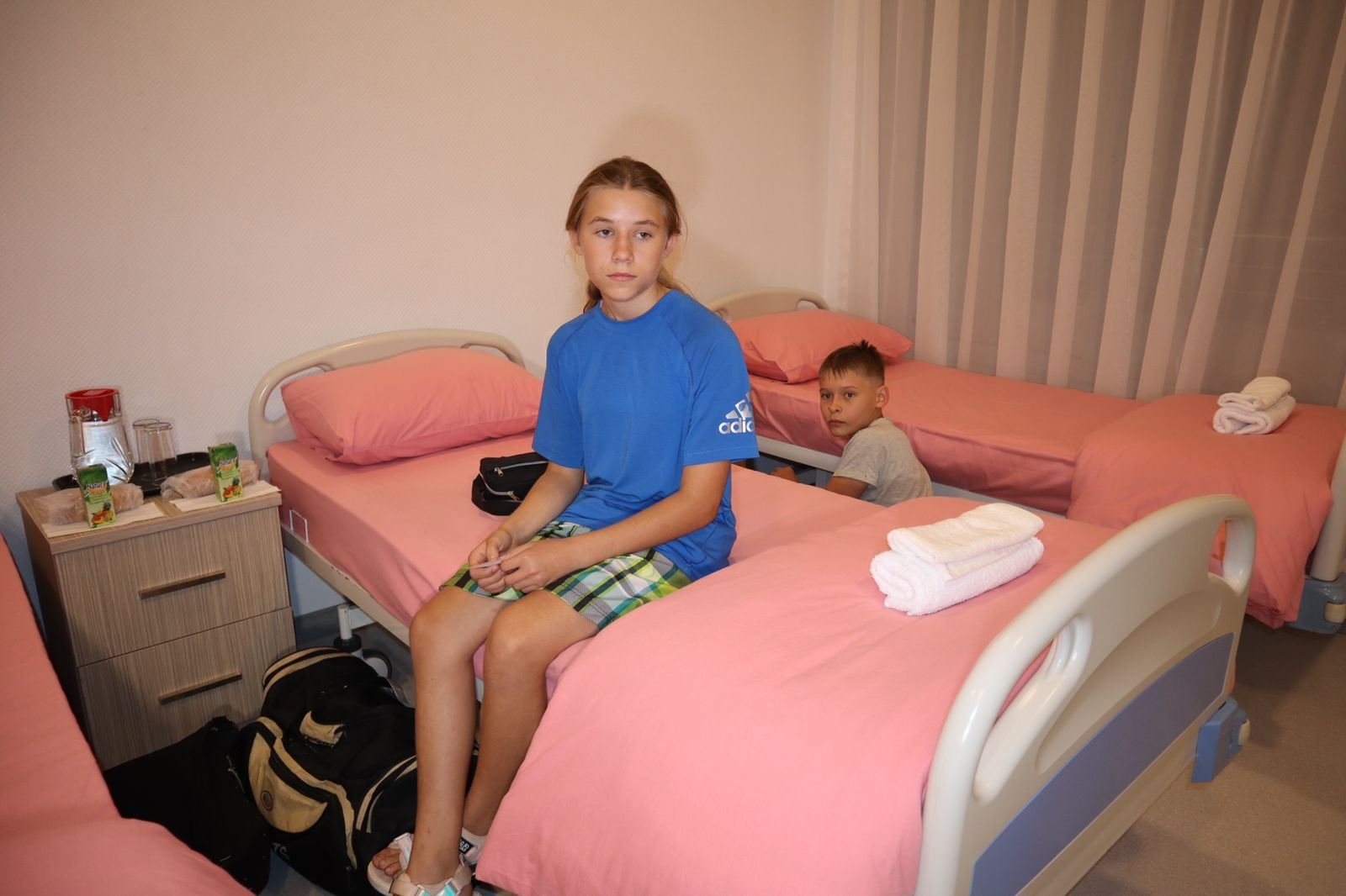 Aufgrund der Situation in der Ukraine wird eine Gruppe von Kindern in Baku rehabilitiert (FOTO) - Gallery Image