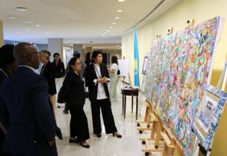 Einzigartiges kasachisches Kunstprojekt im UN-Hauptquartier in New York vorgestellt