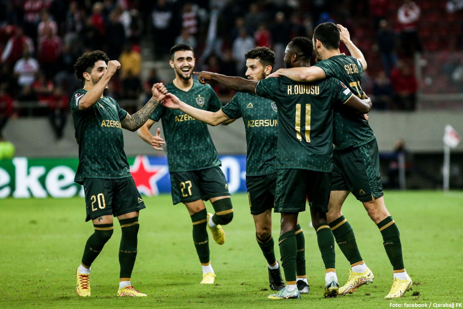 UEFA Europa League: Qarabağ Agdam schlägt Olympiakos mit 3:0